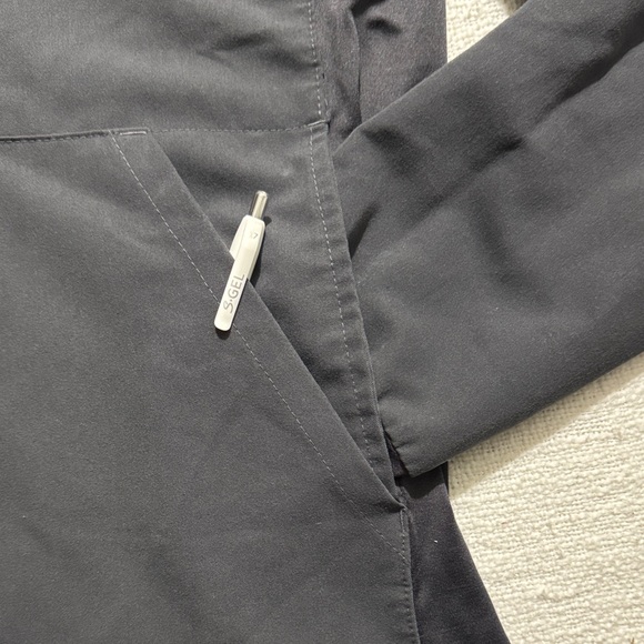 Spirit Scrubs Women’s Full-Zip Jacket - Pewter - Picture 3 of 3